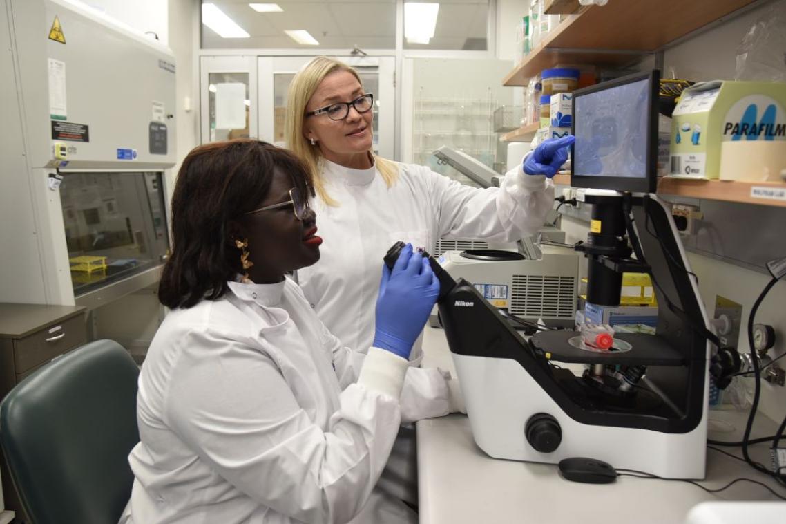 PhD Scholar Nyakuoy Yak and Dr Merja Joensuu say their research could be the missing piece of the puzzle for a number of debilitating illnesses.