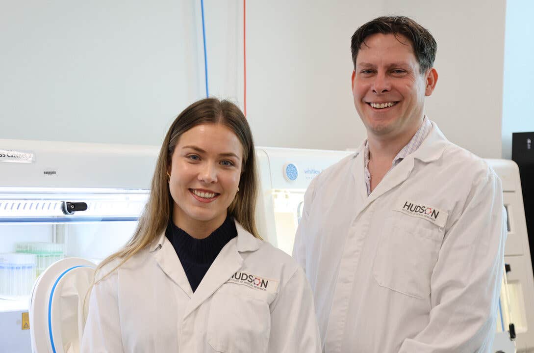 L-R: Dr Caitlin Welsh and Associate Professor Sam Forster