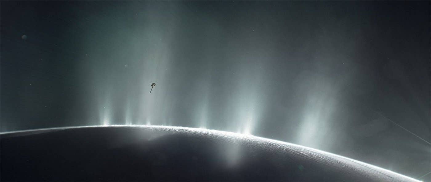 Saturn's icy moon Enceladus loses ice mass to space by cryovolcanic geyers, and new TACC supercomputer simulations have improved estimates of ice mass loss.