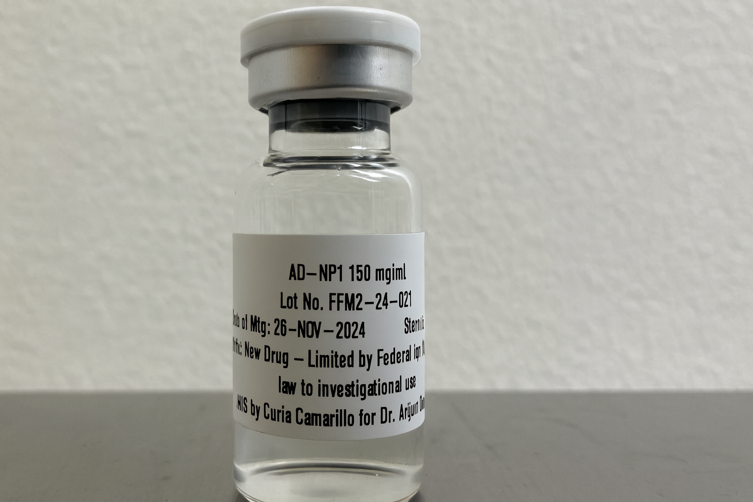 AD-NP1, a UCLA drug for tissue repair now approved by the FDA for clinical trials.