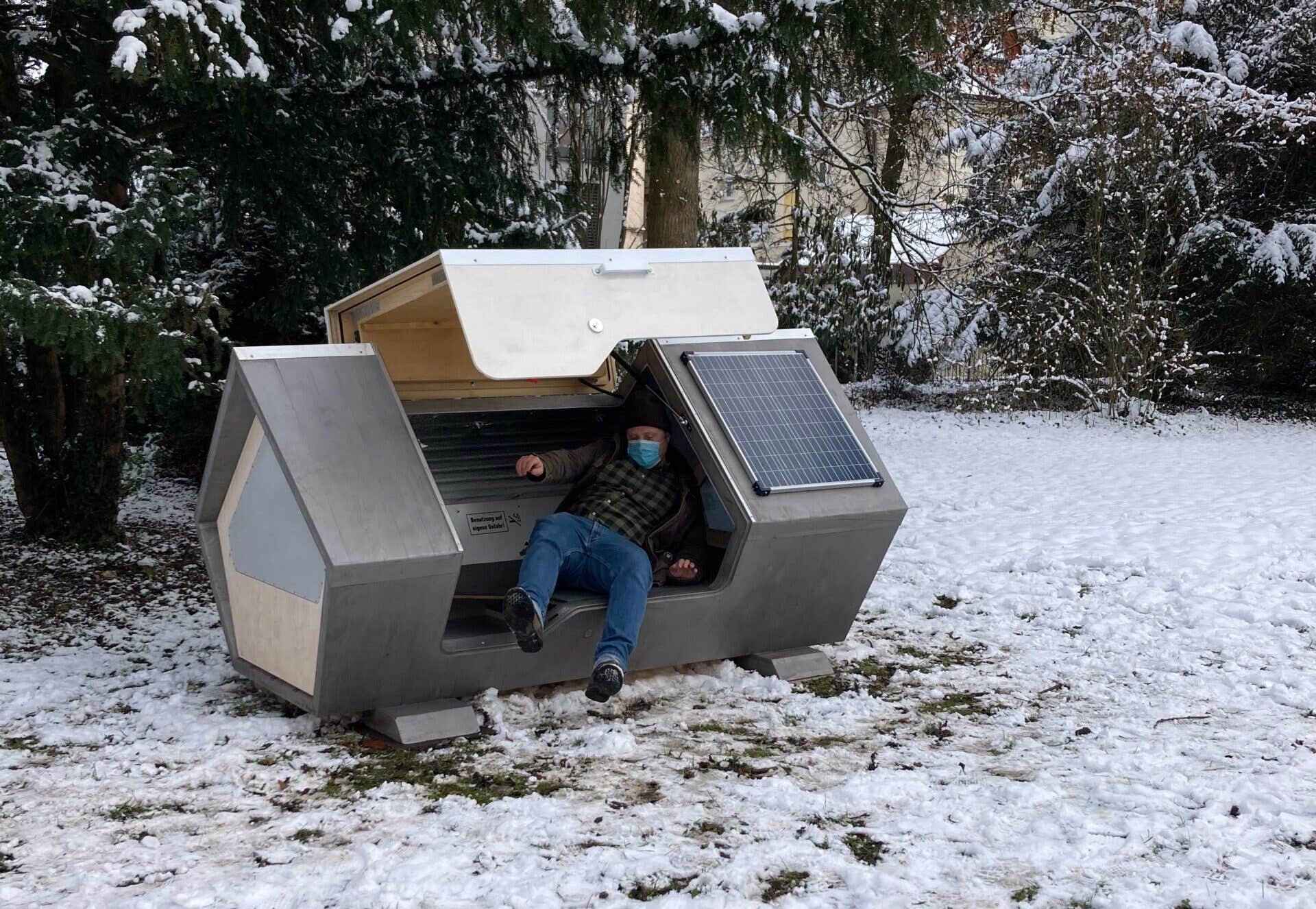 Low-cost, smart shelters turn cold nights into safe havens for the ...