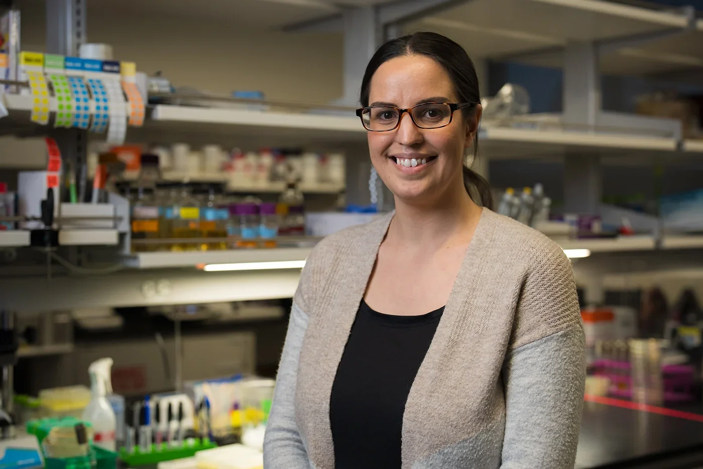 Melanie Spero, an assistant biology professor at the UO, investigates how bacteria behave in chronic infections to help design next-generation therapies.