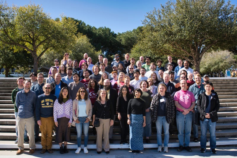 The members of the NOvA collaboration gathered at Fermilab. 