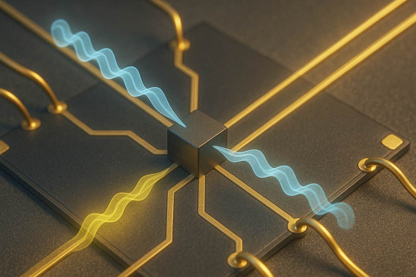 Researchers built a chip that can split single phonons—the smallest units of vibration.