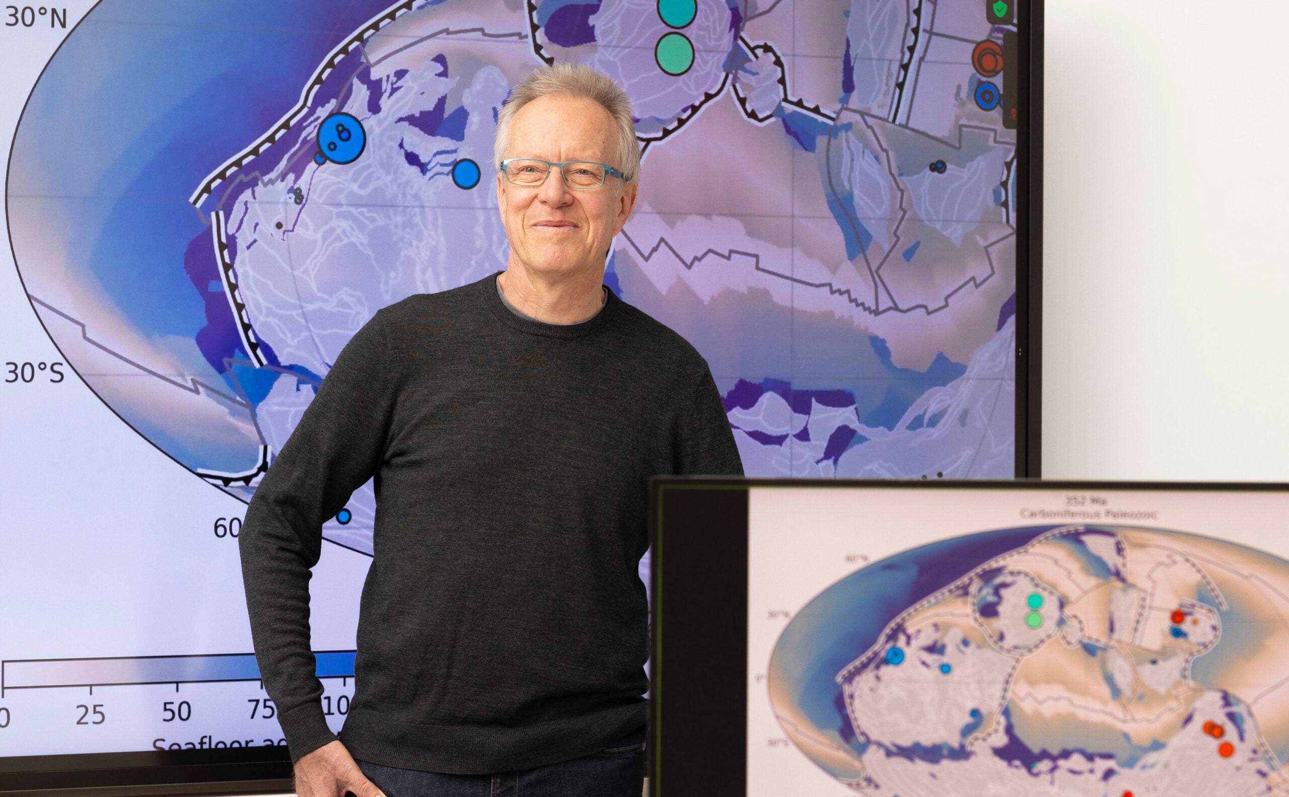Lead author Professor Dietmar Müller from the EarthByte Group in the School of Geosciences at the University of Sydney. 
