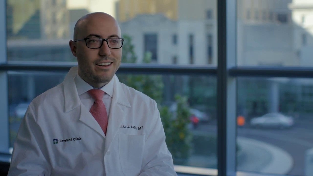 Luke J. Laffin, M.D., preventive cardiologist at the Cleveland Clinic.