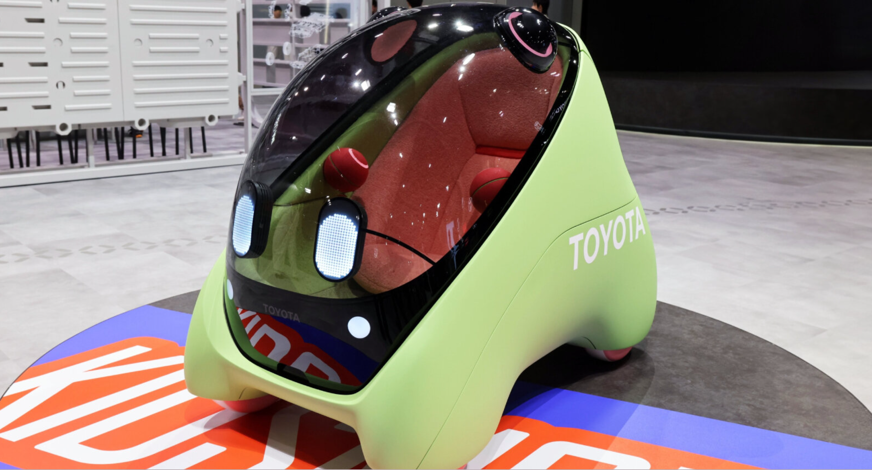 Toyota's self-driving EV bubble car for kids turns heads in Japan