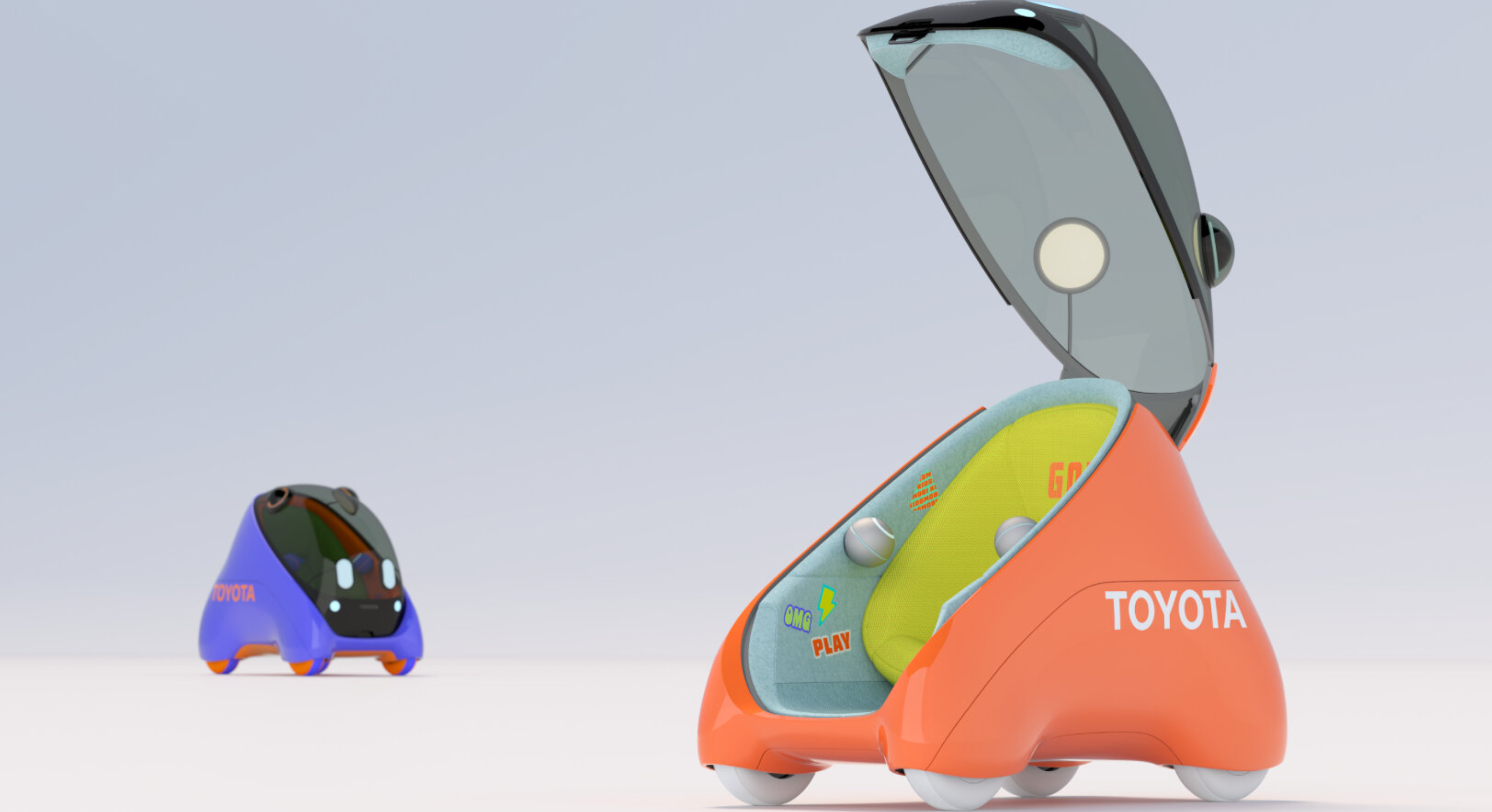 The vehicle's skin will likely be made from a lightweight plastic or composite layered materials.