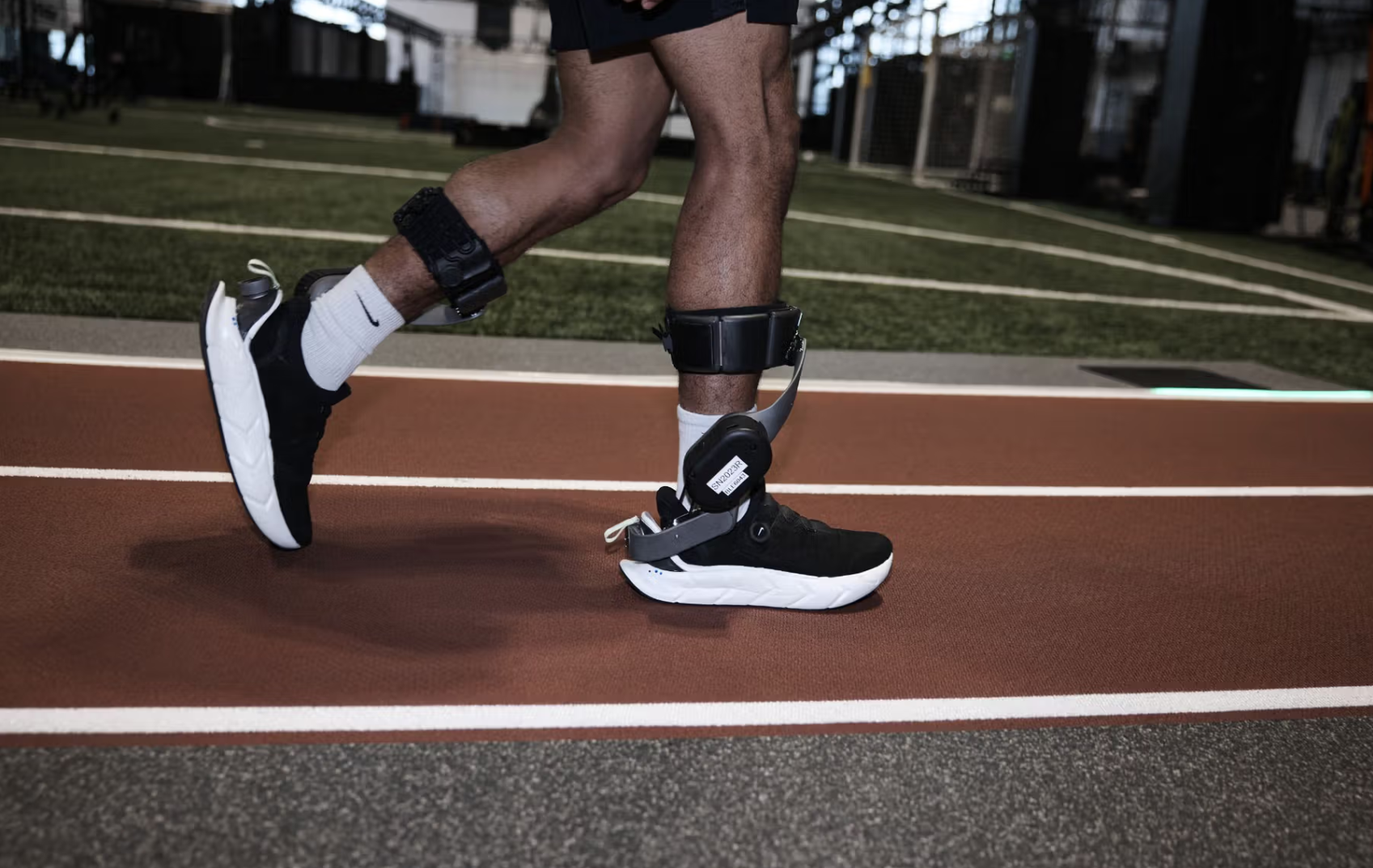 Testers walked and ran over 2.4 million steps in outdoor testing and on the 200-meter track in the lab. 