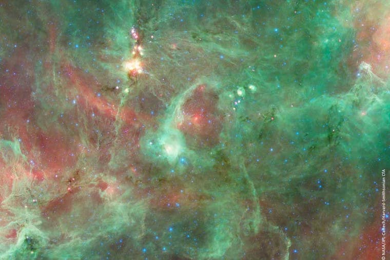 Cygnus X is about 4,500 light-years away in the constellation Cygnus, or the Swan.