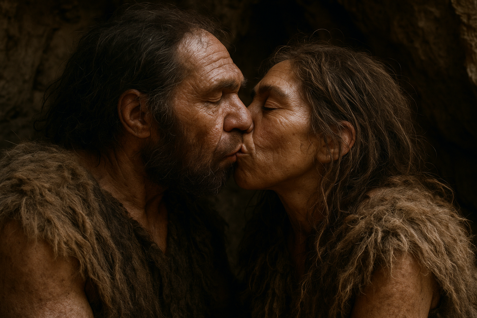 Kissing began more than 21 million years ago and likely passed from ancient primates to modern humans, Neanderthals included. 