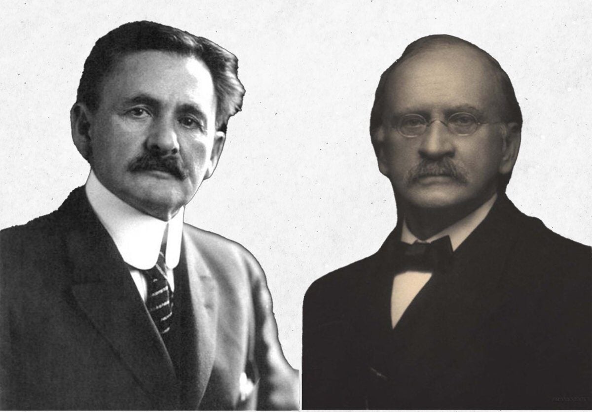 Albert Michelson and Edward Morley.