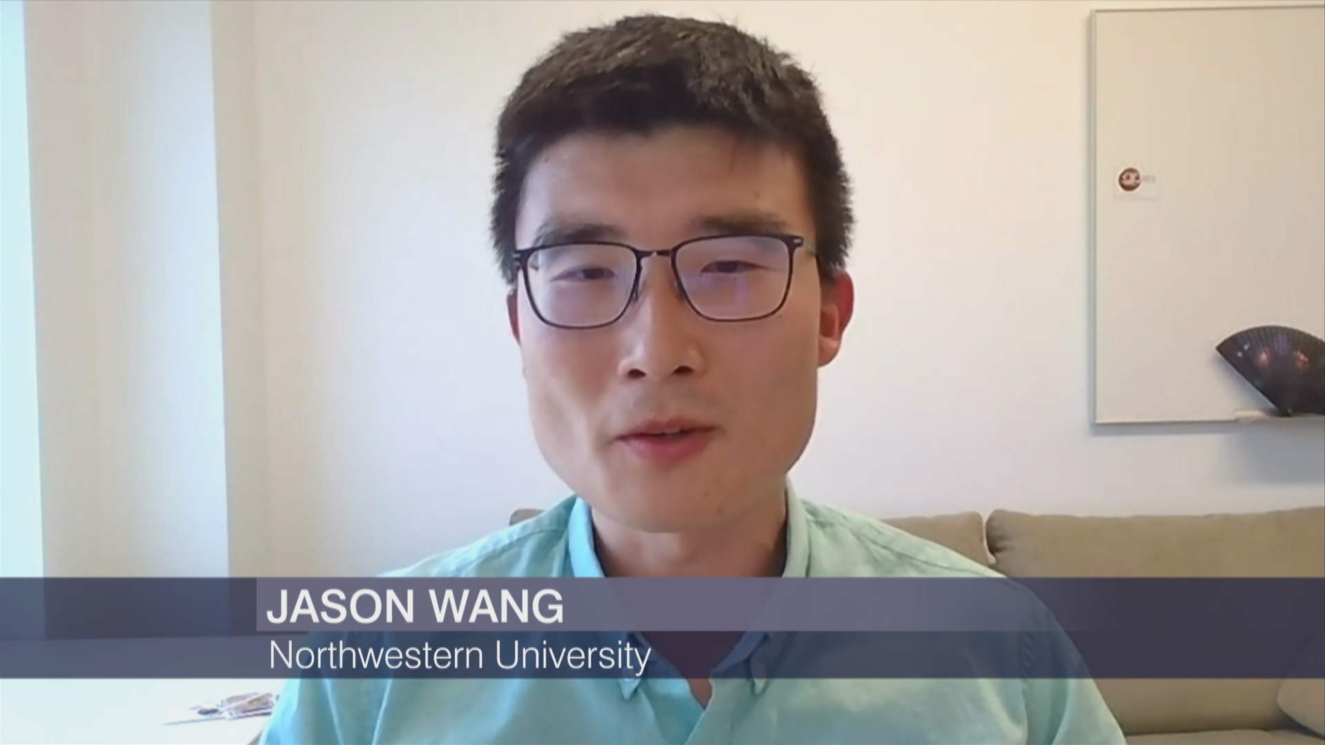 Jason Wang, an assistant professor of physics and astronomy at Northwestern. 