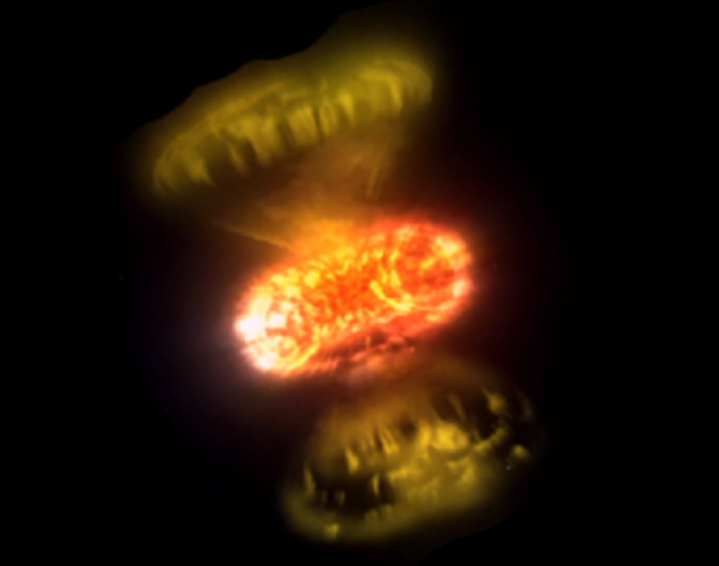 New high resolution images show that nova eruptions unfold through layered bursts of gas, delayed ejections and fast moving shocks that light up the sky.