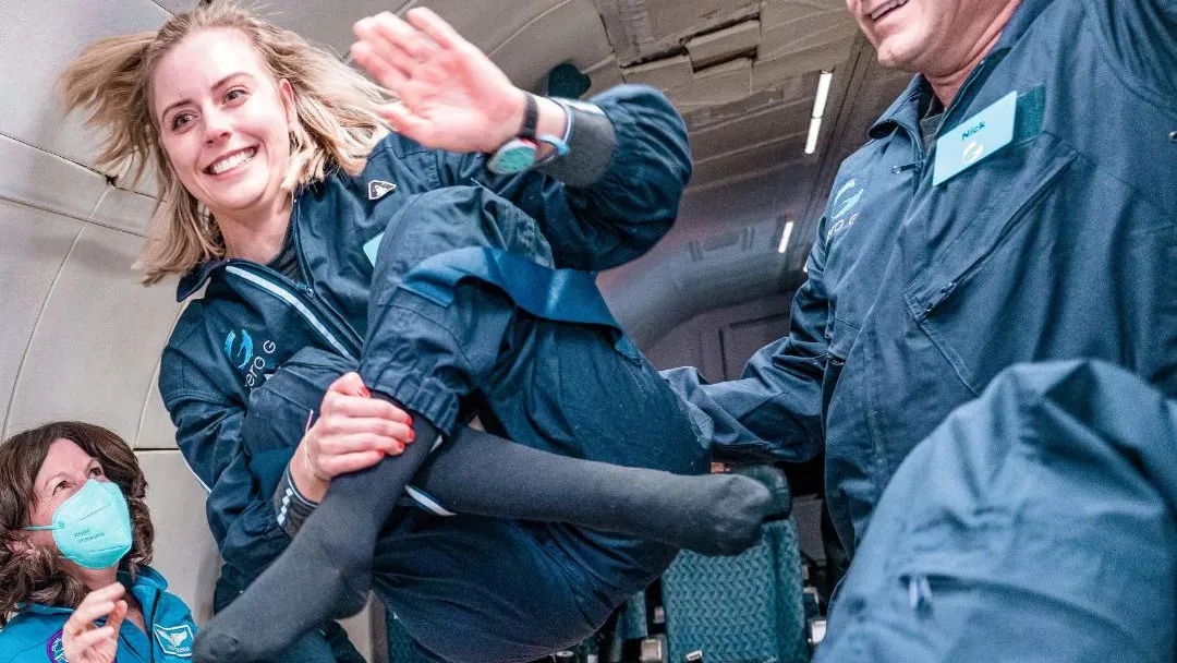 Michaela Benthaus has run accessibility experiments on parabolic flights and is now heading to space.