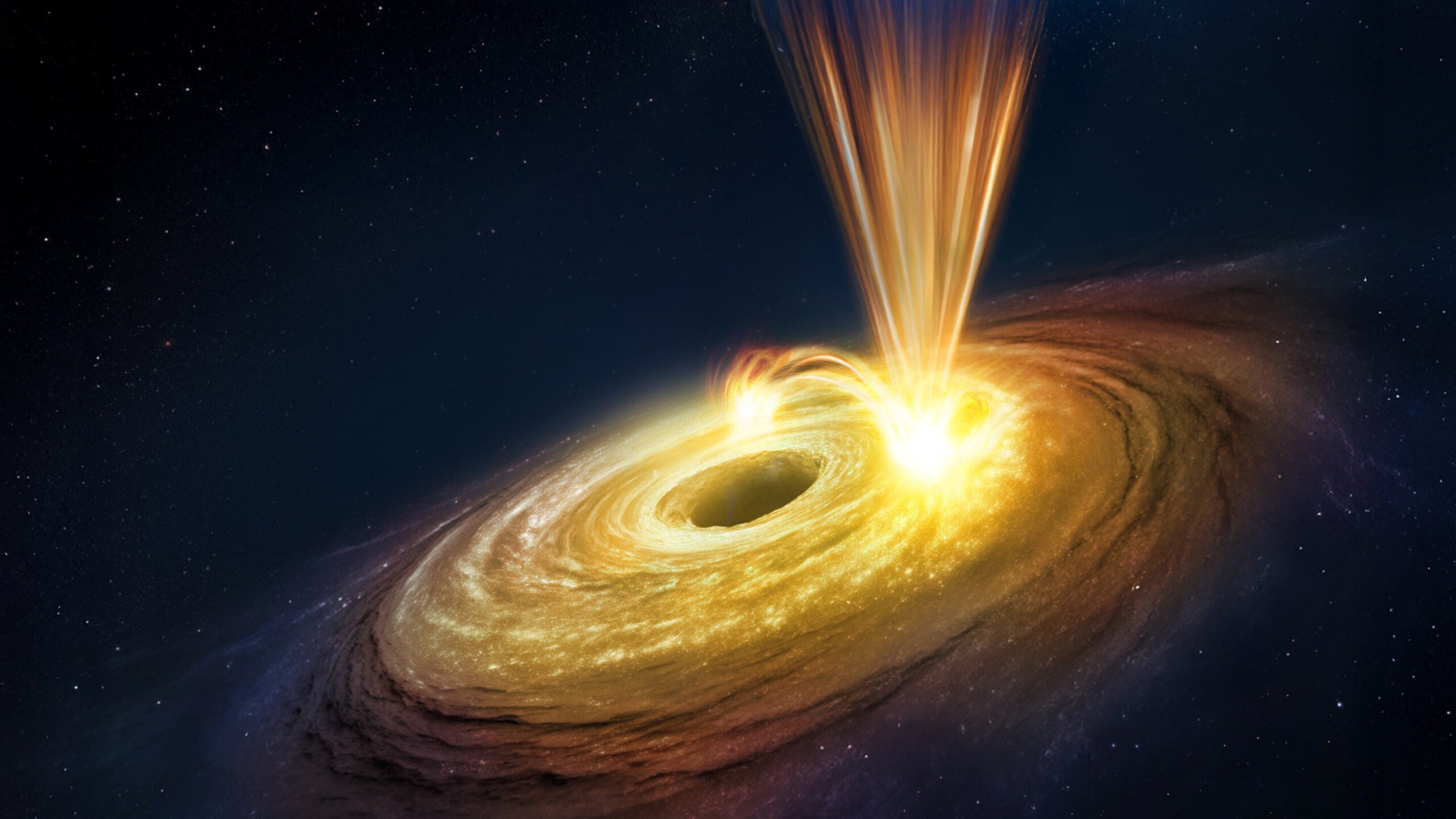 Astronomers watch a supermassive black hole X-ray flare ignite an