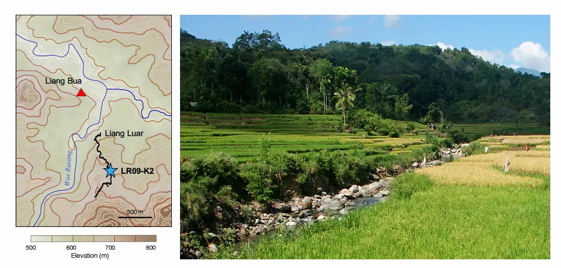 The Wae Racang river valley where the ‘Hobbit’ and Stegodon roamed.