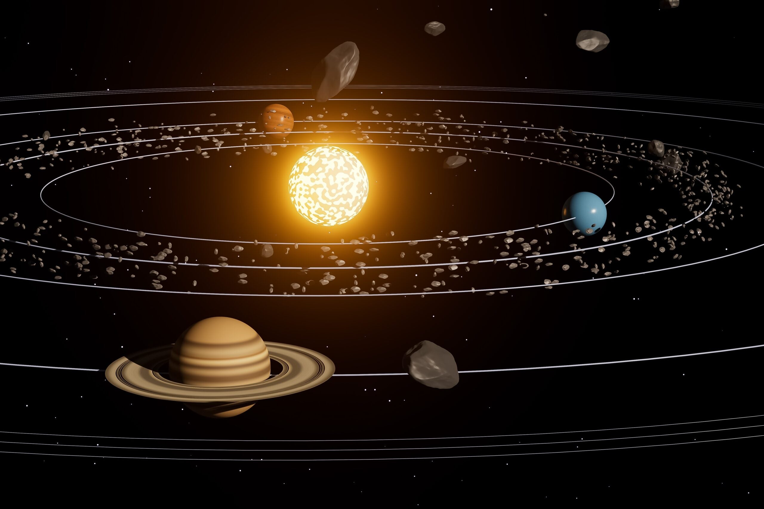 Two blazing stars once raced past the Sun and reshaped our solar