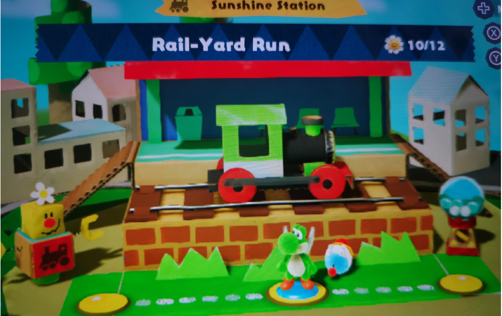 Joyous scenery in Yoshi’s Crafted World (reproduced with permission from Nintendo).