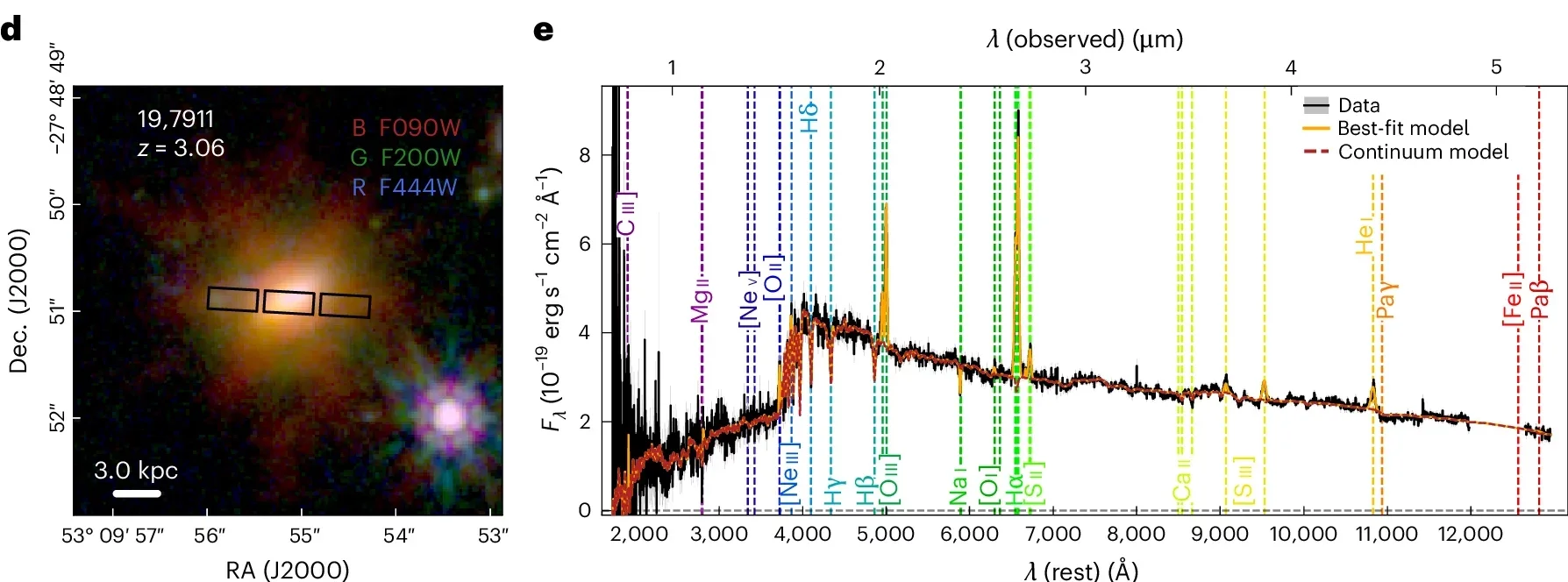 Overview of the ALMA and JWST data.