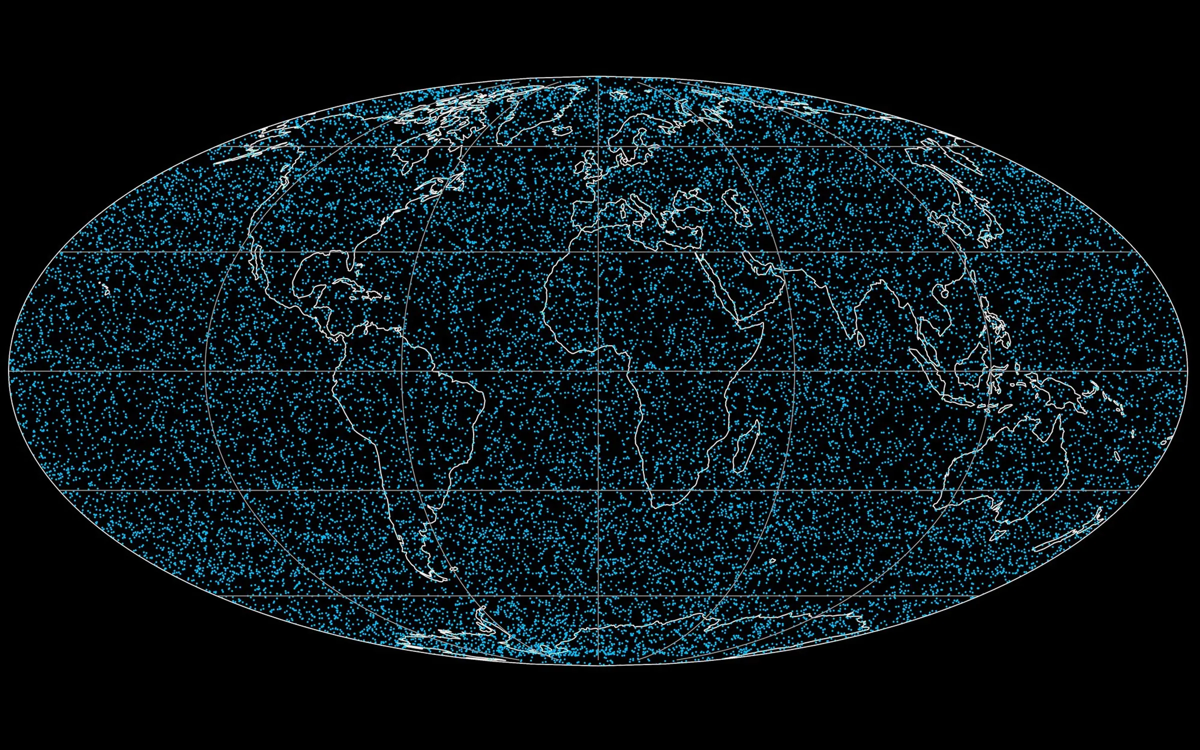 Tracked object in low Earth orbit.