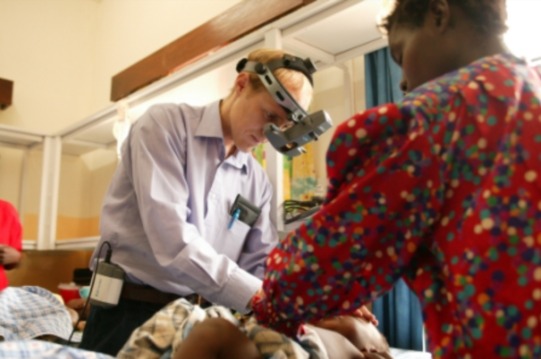 Dr Nick Beare, an eye doctor who led this research