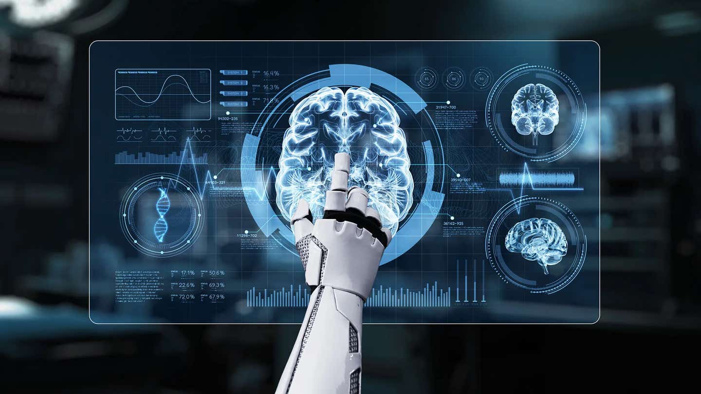 BrainIAC, a new AI model, analyzes brain MRIs to predict dementia risk, tumor mutations, and brain cancer survival.