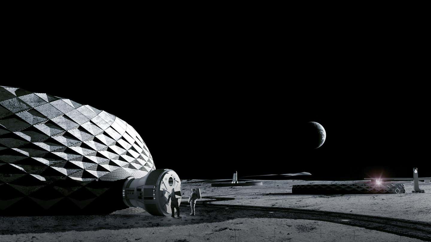 Scientists used lasers to turn simulated moon dust into durable material, offering a path for building structures directly on the Moon.