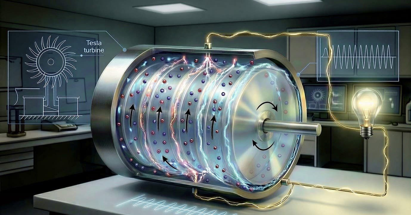 Researchers have demonstrated a particulate static effect-induced electricity generation technology inspired by the Tesla turbine.