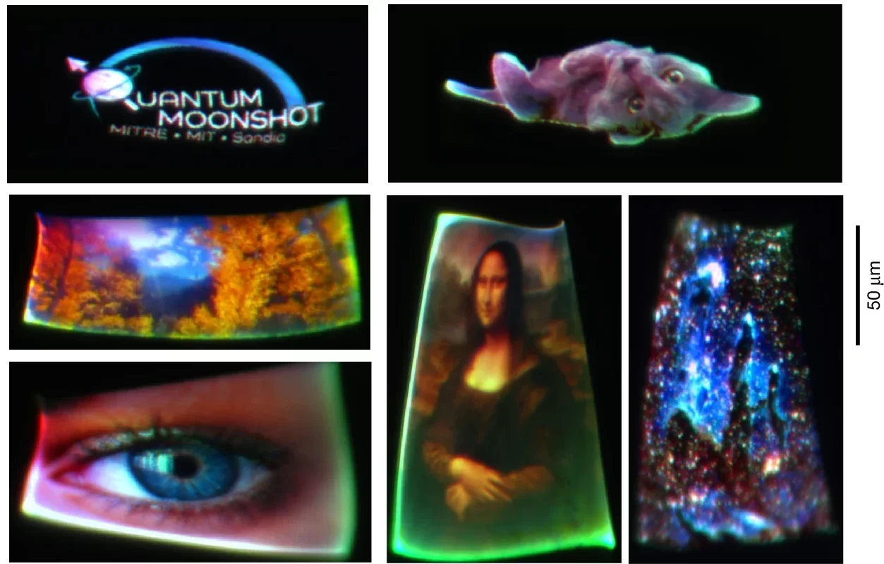  Image projection using a long split-electrode device (L = 1,450 µm, W = 70 µm) tracing full-fill Lissajous patterns in vacuum conditions with fx = 1.561 kHz, fy = 2.639 kHz and a refresh rate of 7 Hz. 