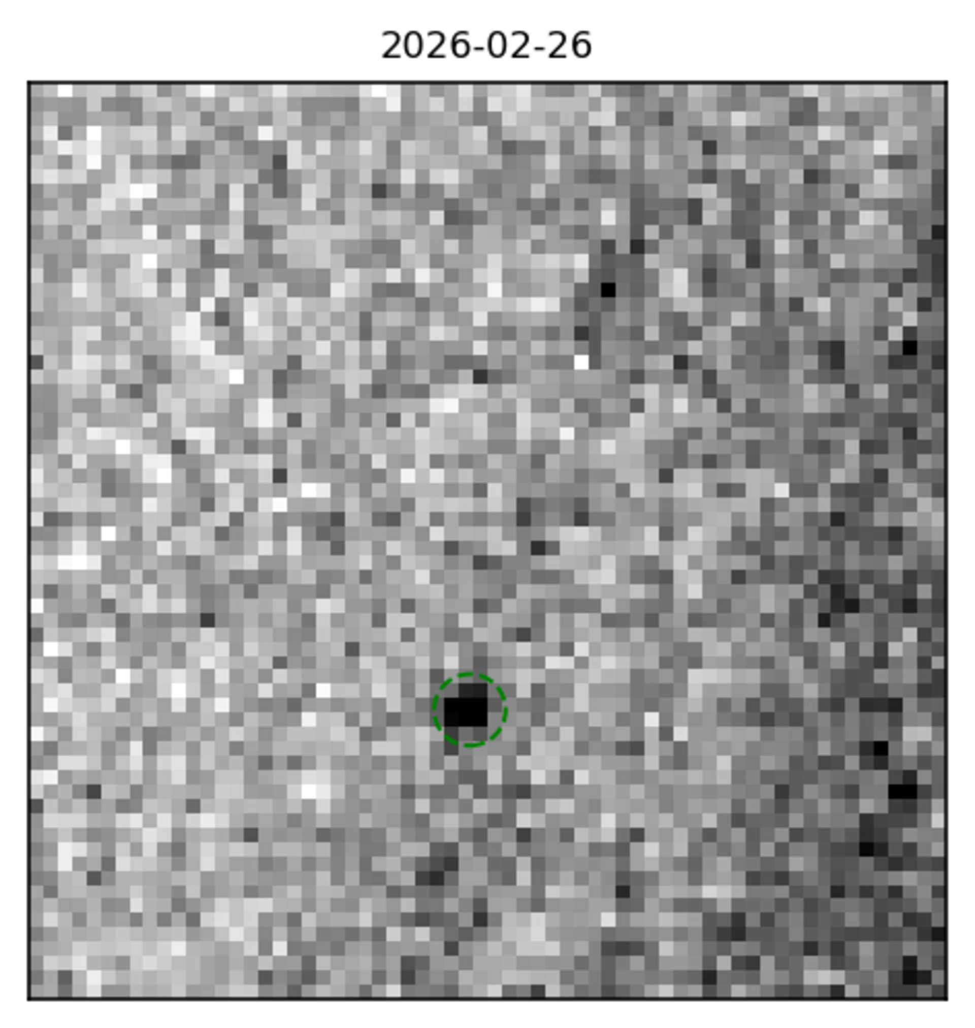 James Webb Space Telescope spots faint asteroid 2024 YR4 - 18 February 2026. 