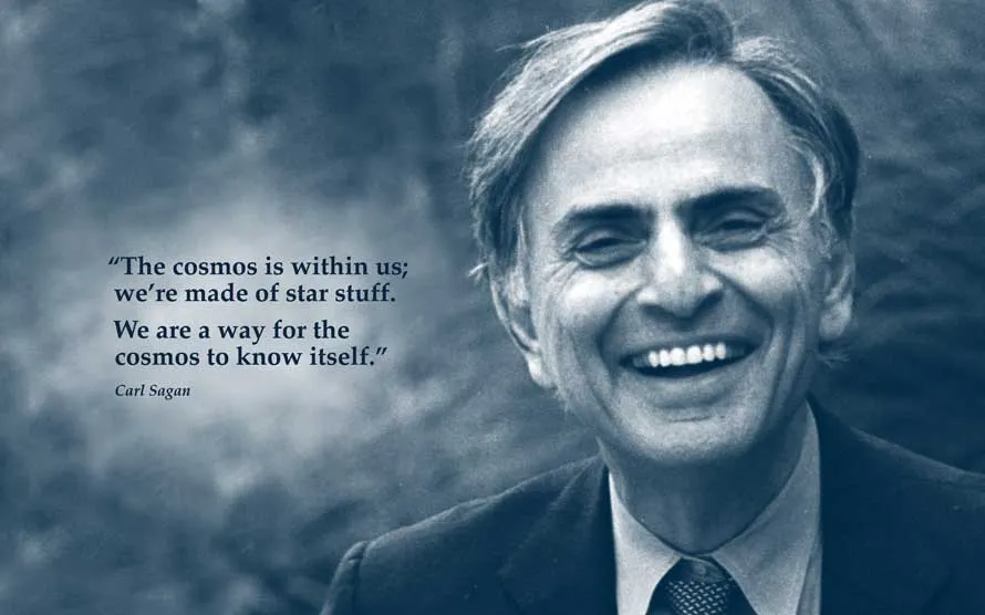 Carl Sagan made the idea widely known that humans are made of “starstuff.”