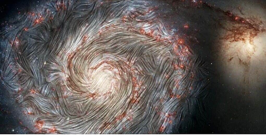 New calculations suggest collapsing gas clouds can build galactic magnetic fields far faster than standard theory predicts.