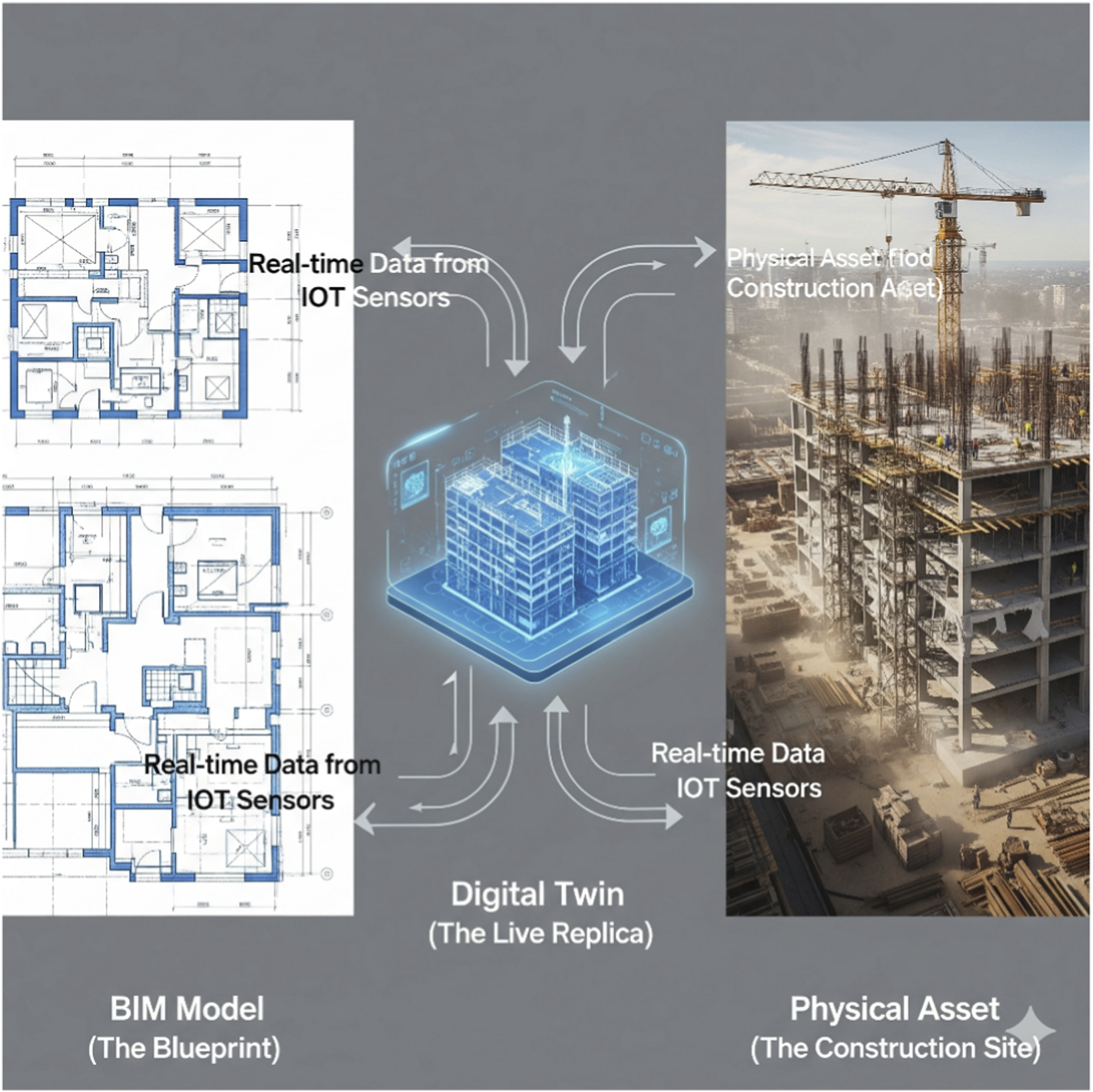 The relationship between BIM and a Digital Twin.