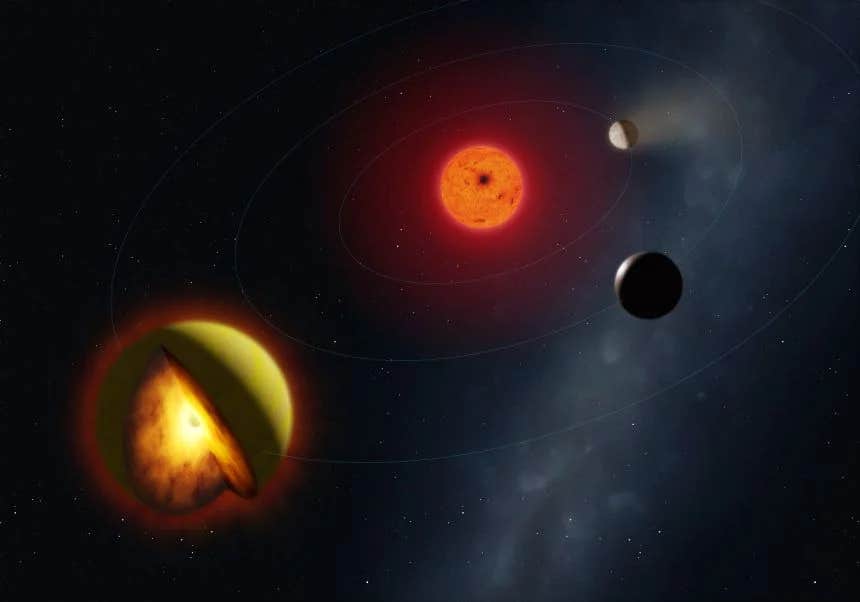 An artist’s impression of L 98-59 d.