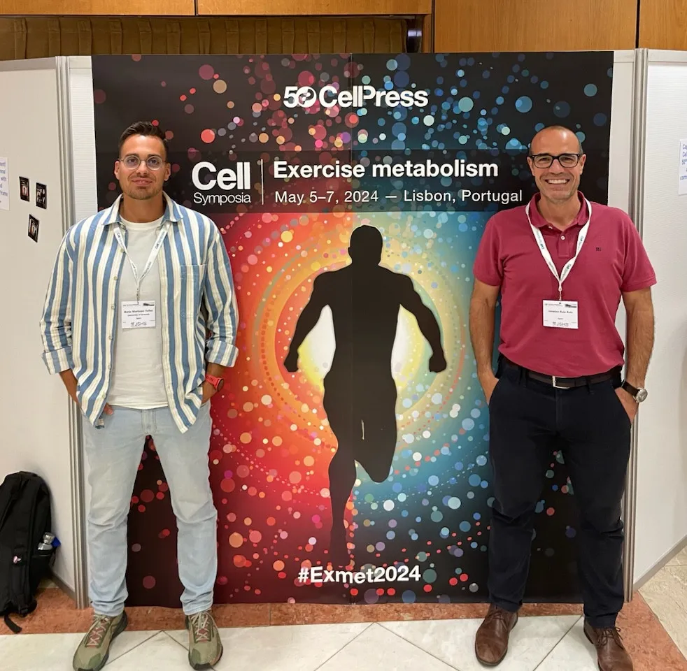 Researchers Borja Martínez (University of Almería) and Jonatan Ruiz (University of Granada), authors of the study.