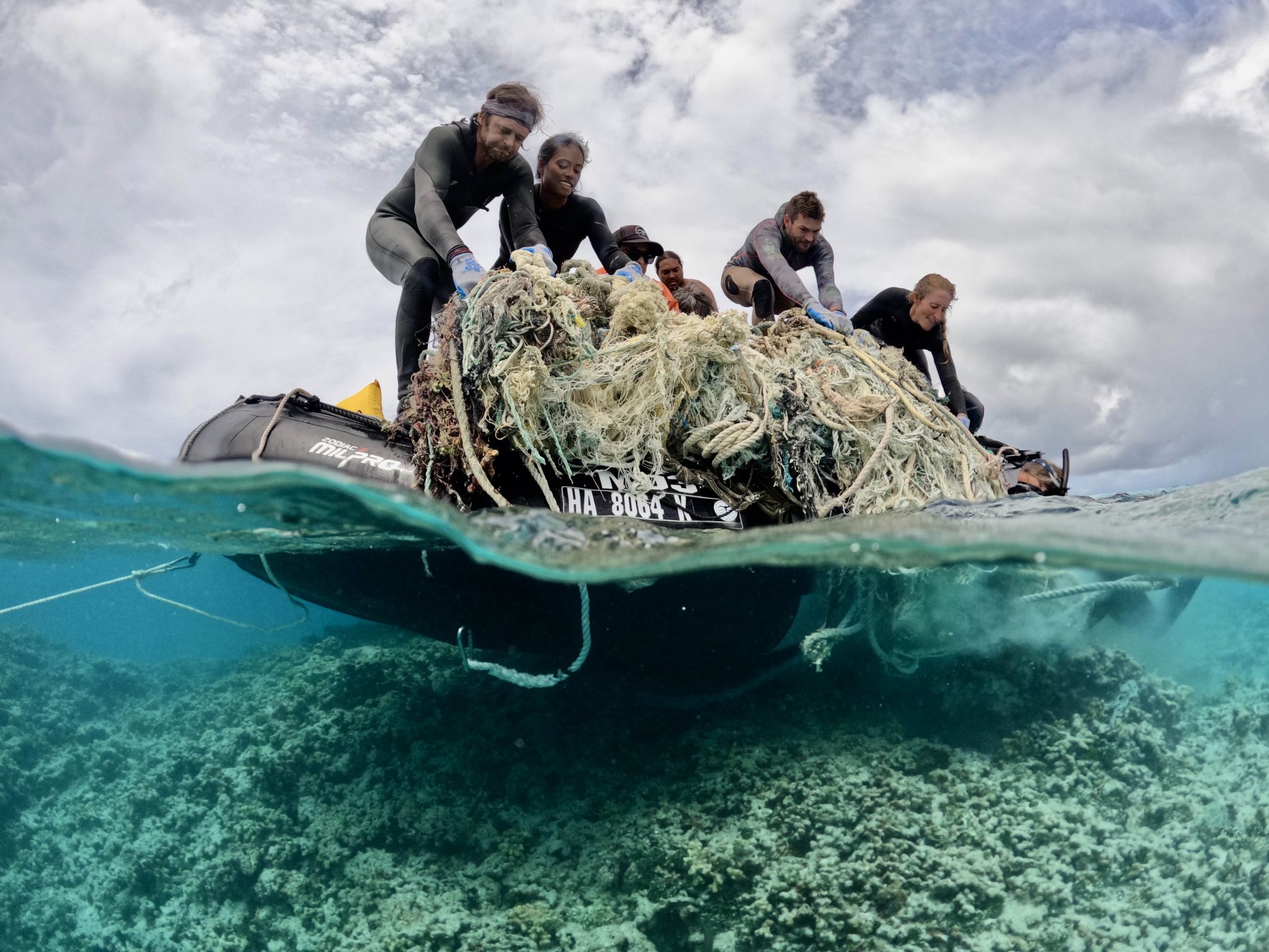Foreign plastic derelict fishing gear is the largest contributor of Hawaii’s marine debris problem