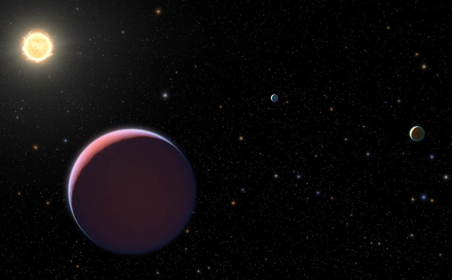 The ultra-low-density planet Kepler-51d is surrounded by the thickest layer of haze found on a planet yet, according to a new study that used NASA’s James Webb Space Telescope to take a deeper look at the “super-puff” planet.