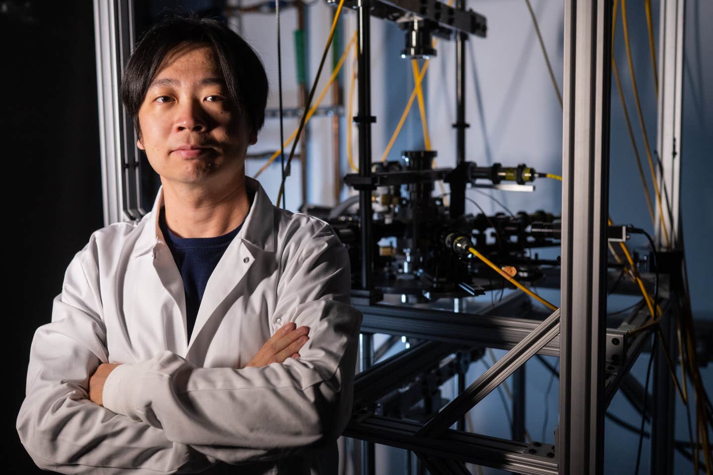 Rice research scientist Bin Gao.