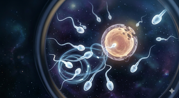 Microgravity disrupts sperm navigation and fertilization, raising new questions about reproduction in space.