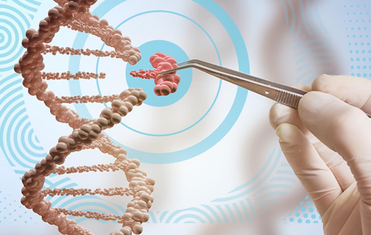CRISPR technology allows researchers to edit genomes by altering DNA sequences to correct diseases.