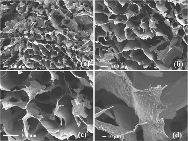 Graphene aerogels up close