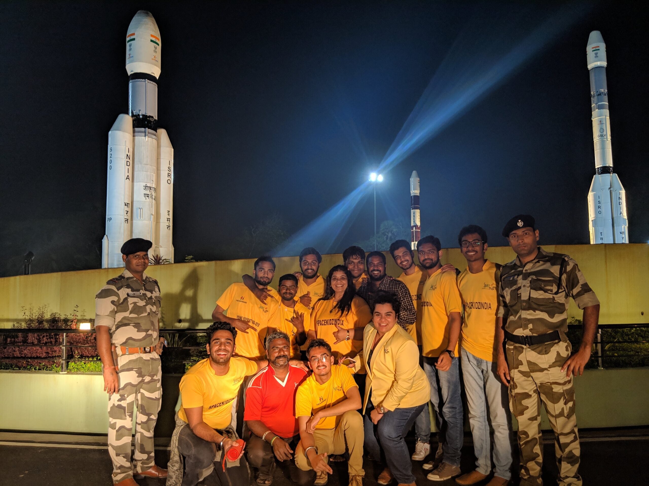 The entire #Kalamsat-V2 team was over the Moon after sitting inside 
@isro Mission Control waiting to see their satellite go into orbit. 