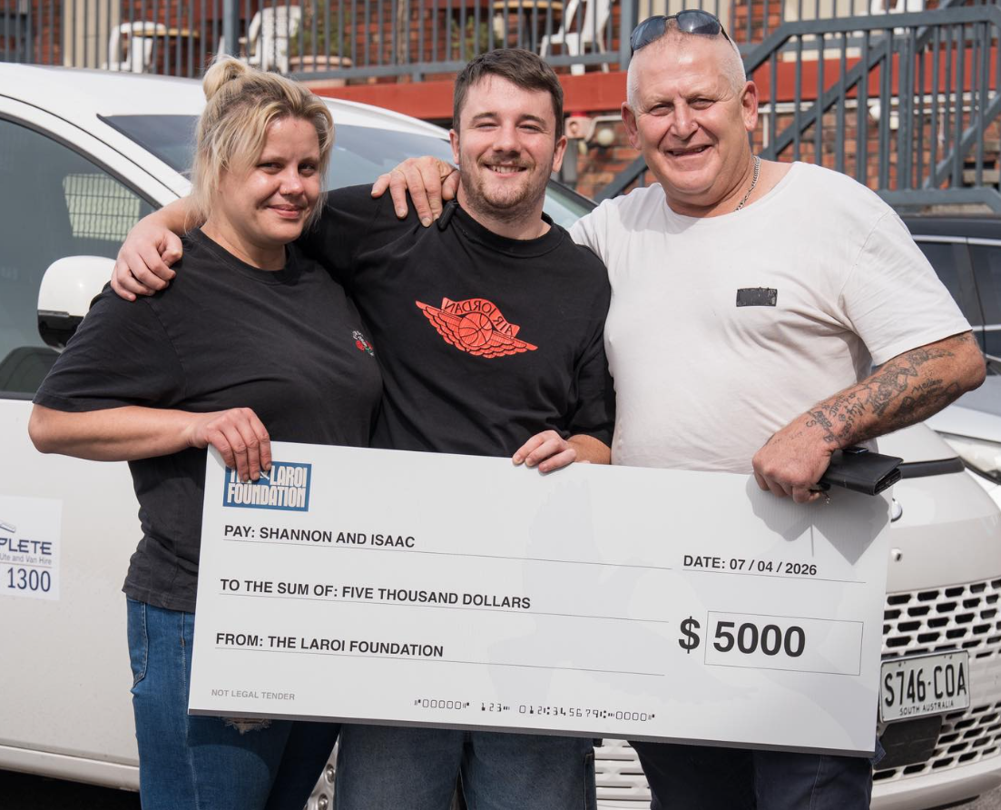 Music star The Kid Laroi, whose real name is Charlton Howard, donated $5,000 through the Laroi Foundation.