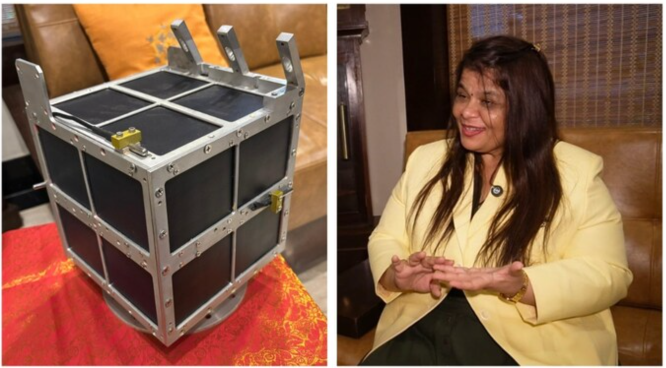 Space Kidz India Founder and CEO, Dr Srimathy Kisan (right) said that they want to provide women a level-playing field through ShakthiSAT launch.