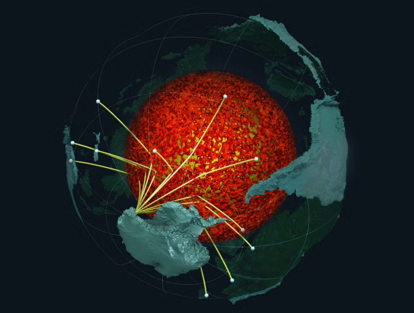 Antarctic seismic data points to an ancient structure circling Earth’s core