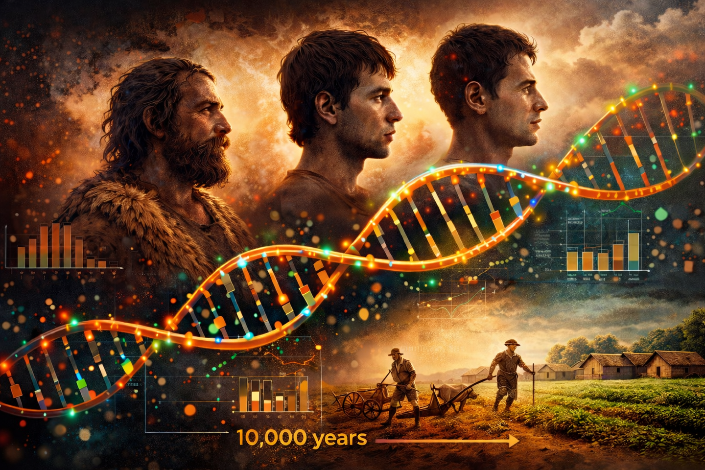Ancient DNA from 16,000 people reveals natural selection shaped West Eurasian genomes more deeply than scientists thought.