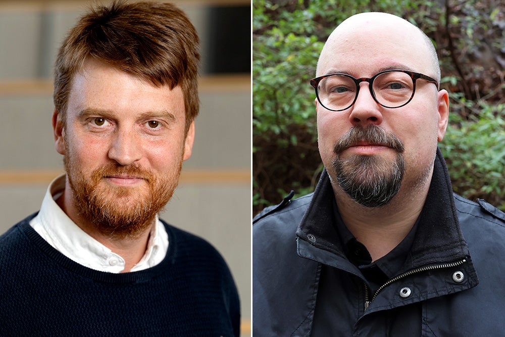 Sam Polesie (Photo: Johan Wingborg) and Martin Gillstedt. 