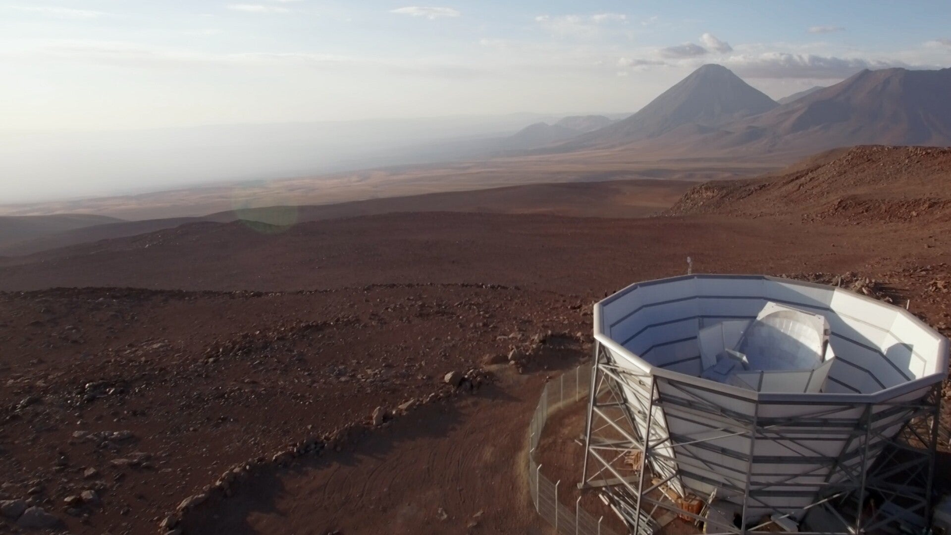 The Atacama Cosmology Telescope measures the oldest light in the universe, known as the cosmic microwave background. Using those measurements, scientists can calculate the universe’s age.