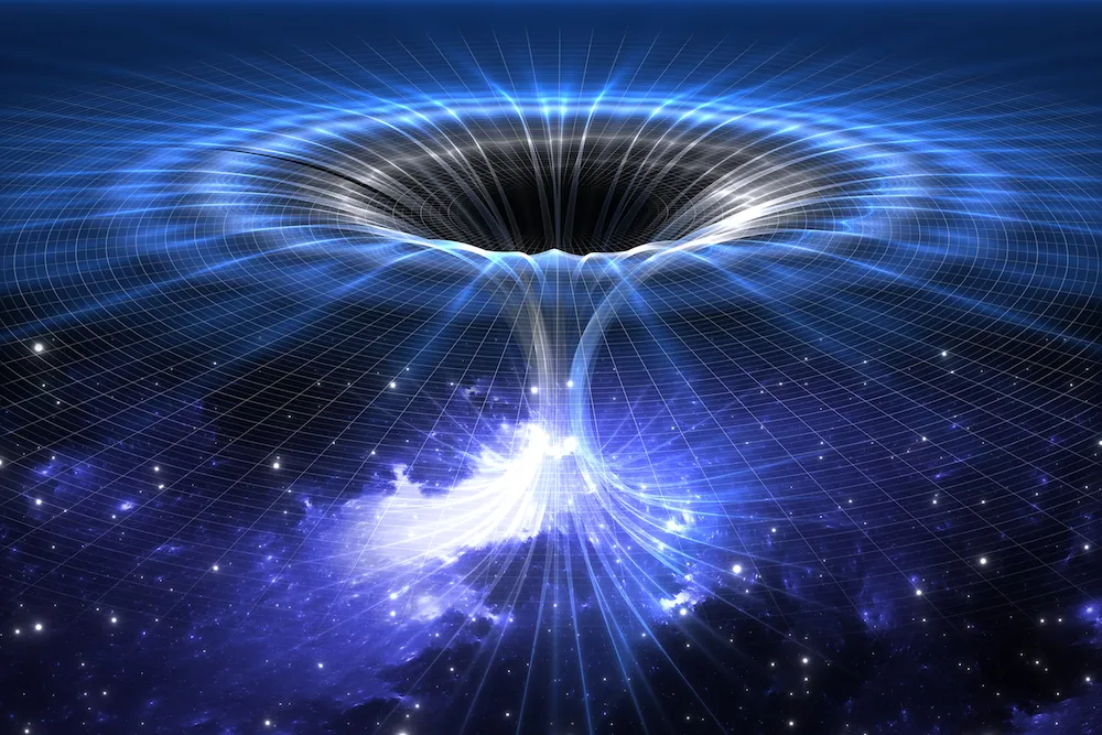 Researchers argue that a strange ingredient from quantum gravity, microscopic wormholes flickering through spacetime foam, could generate an effective cosmological constant of the right kind.